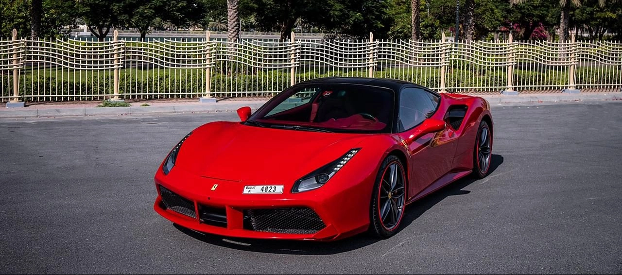 Ferrari 488 GTB RED 2020 rental dubai