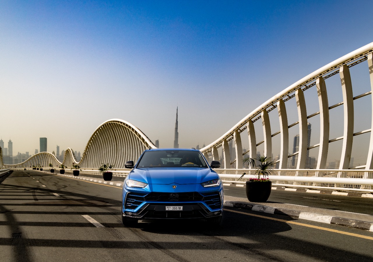 Lamborghini Urus BLUE 2022 rental dubai