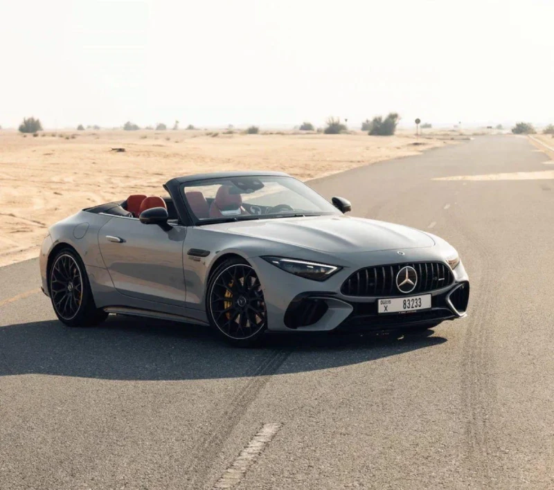 Mercedes SL 63 AMG WHITE 2023 rental dubai