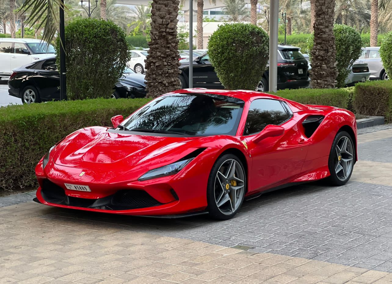 Ferrari F8 Tributo Spider RED 2023 rental dubai