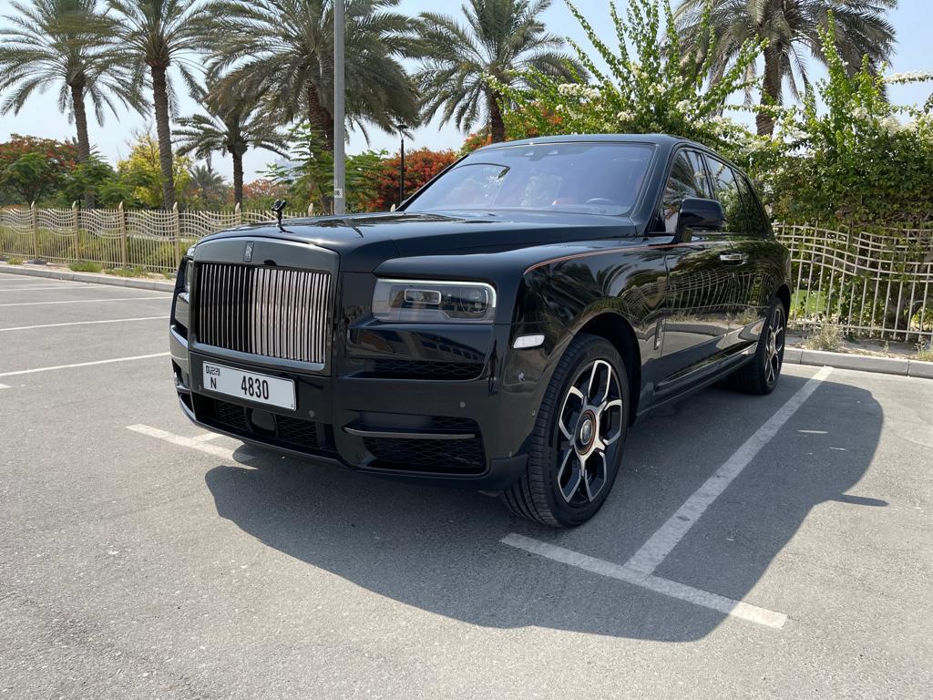 Rolls Royce Cullinan BLACK 2022 rental dubai