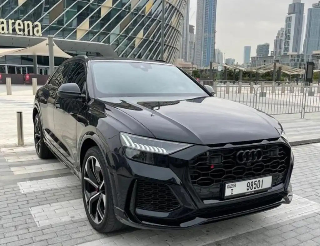 Audi RS Q8 BLACK 2022 rental dubai