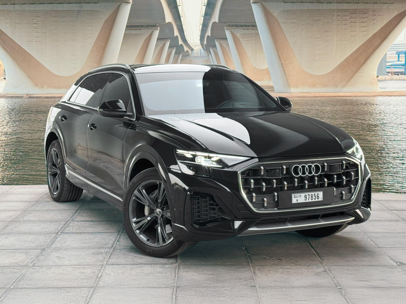 hire Audi Q8 Black Without Deposit in dubai