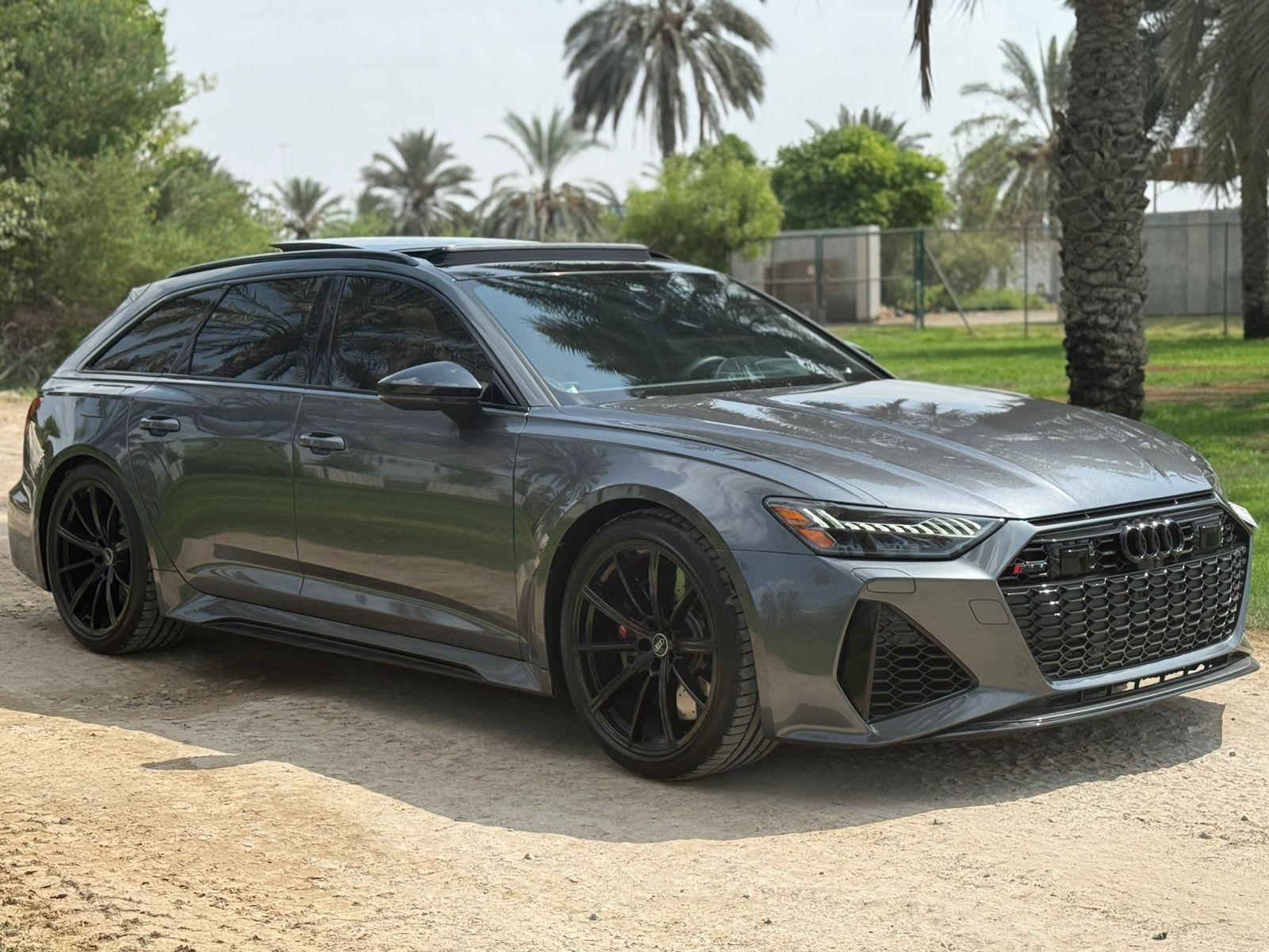 Audi RS6 Grey  2025 rental dubai