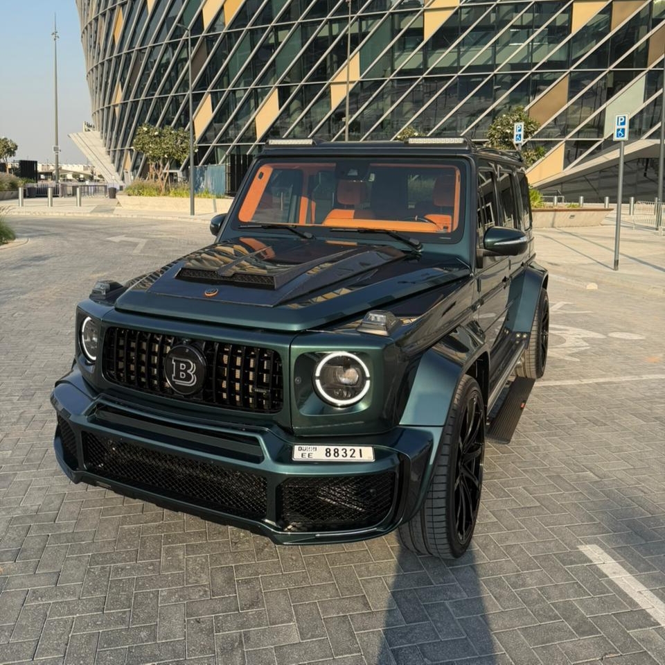 Mercedes G-Class Brabus Green  2023 rental dubai