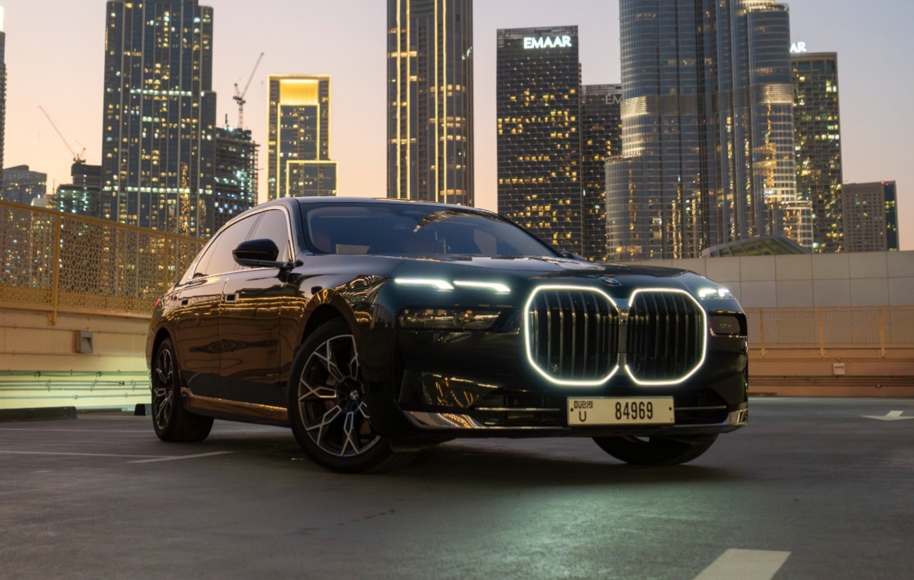 BMW 7 series 735i Black  2026 rental dubai