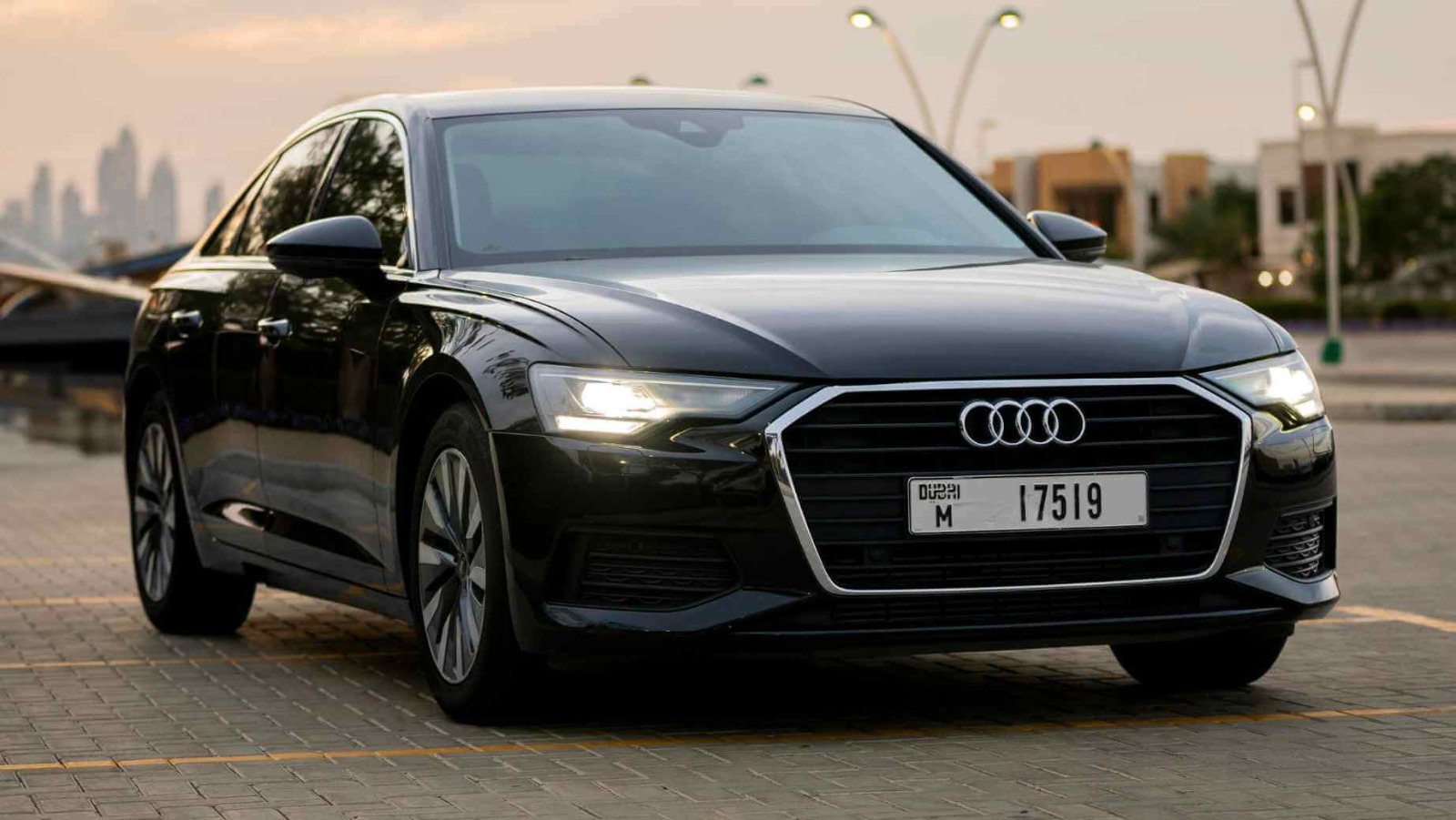 Audi A6 Black Monthly Best Price  2021 rental dubai