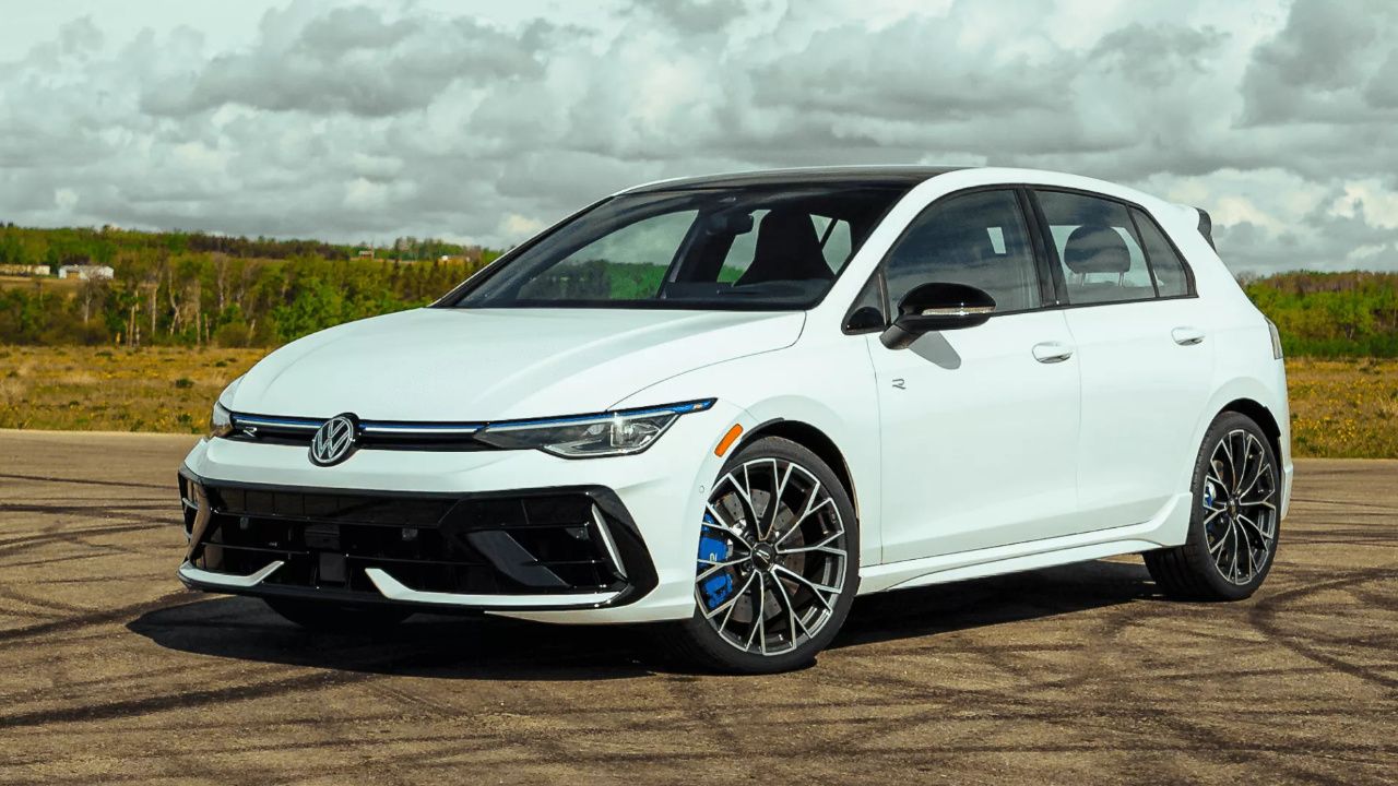 Volswagen Golf R White  2026 rental dubai