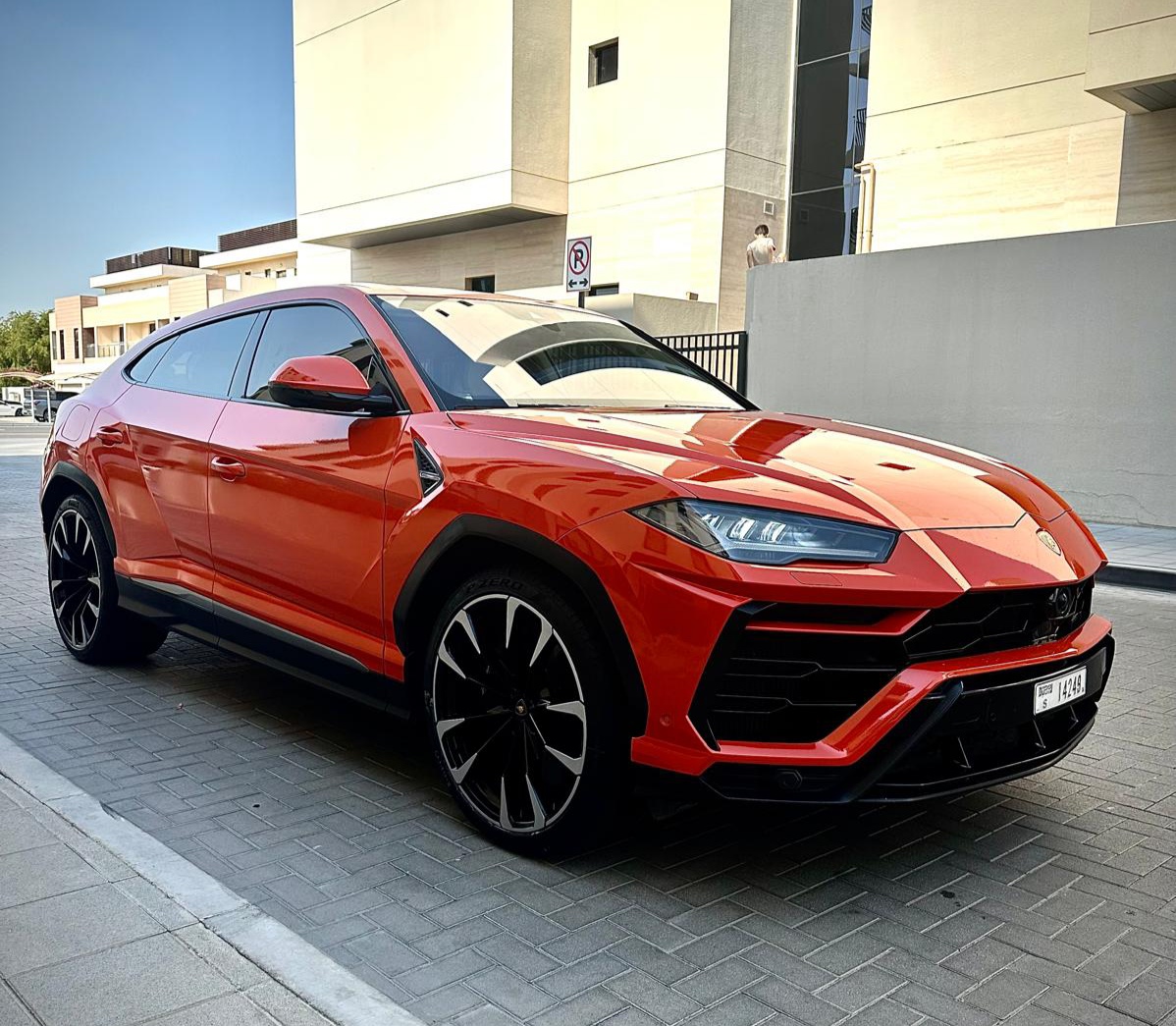 Lamborghini Urus Red Good Price  2024 rental dubai