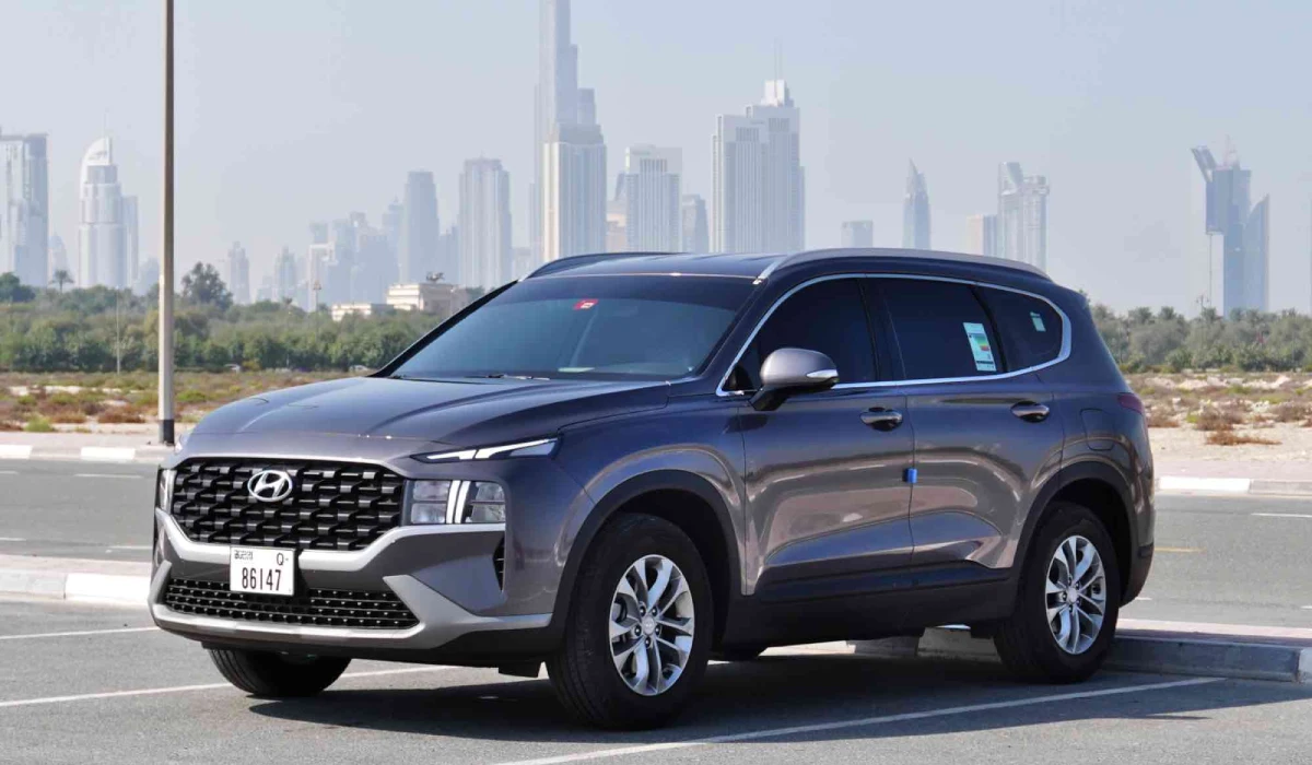 Hyundai SantaFe  2022 rental dubai