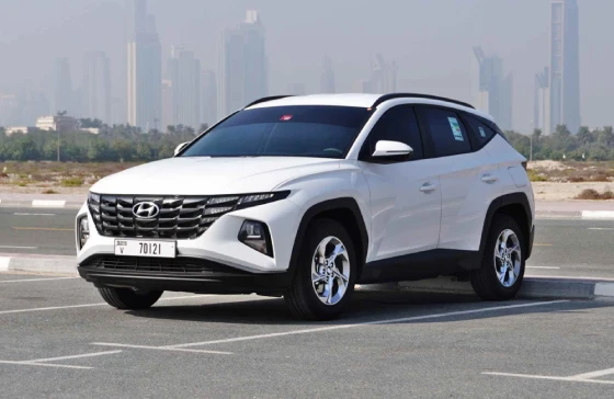 Hyundai Tucson WHITE 2023 rental dubai