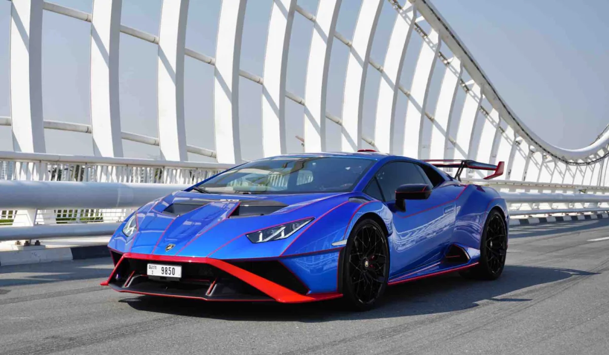 Lamborghini Huracan STO BEIGE 2022 rental dubai