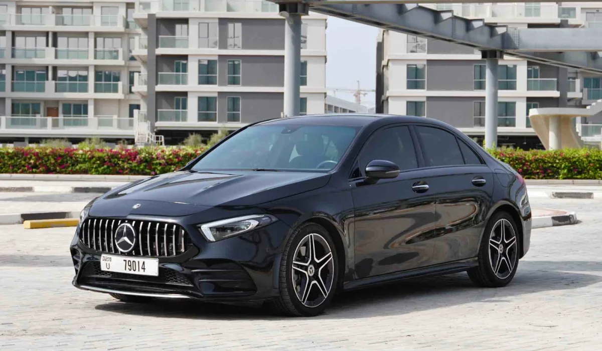 Mercedes A220 BLACK 2021 rental dubai