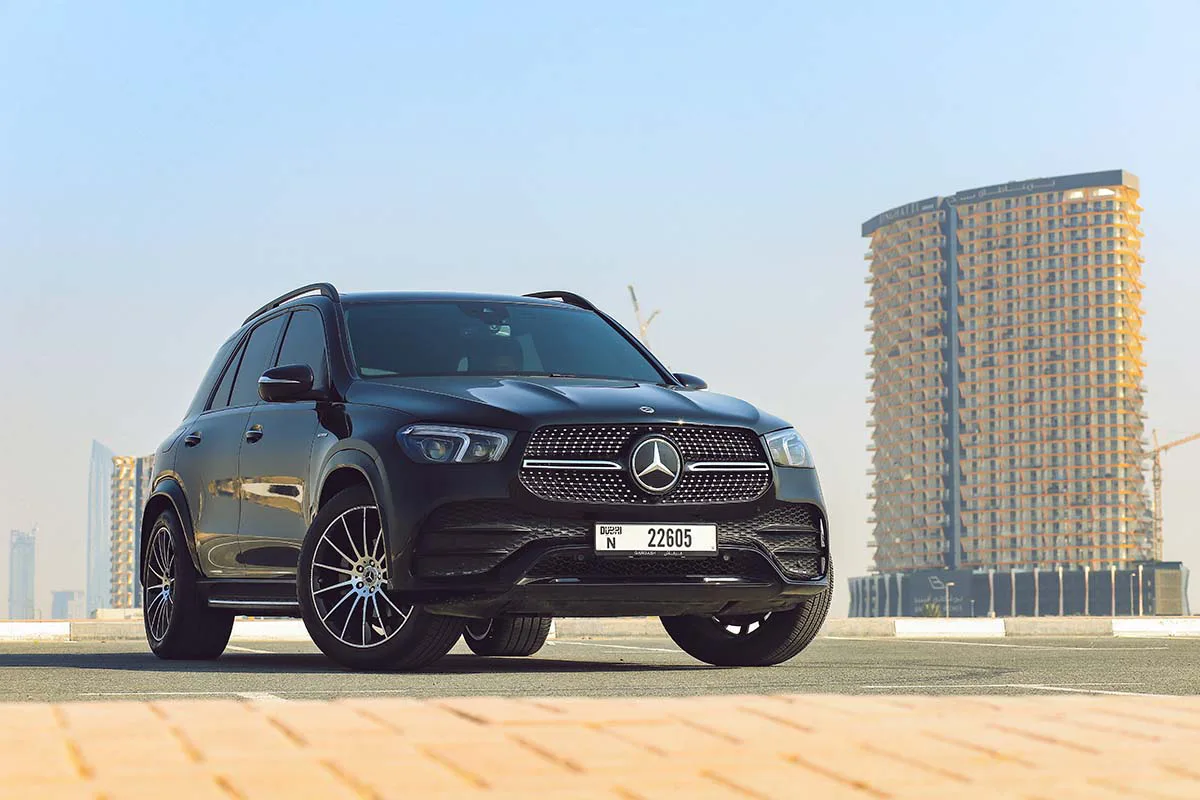 Mercedes Benz GLE350 BLACK 2022 rental dubai