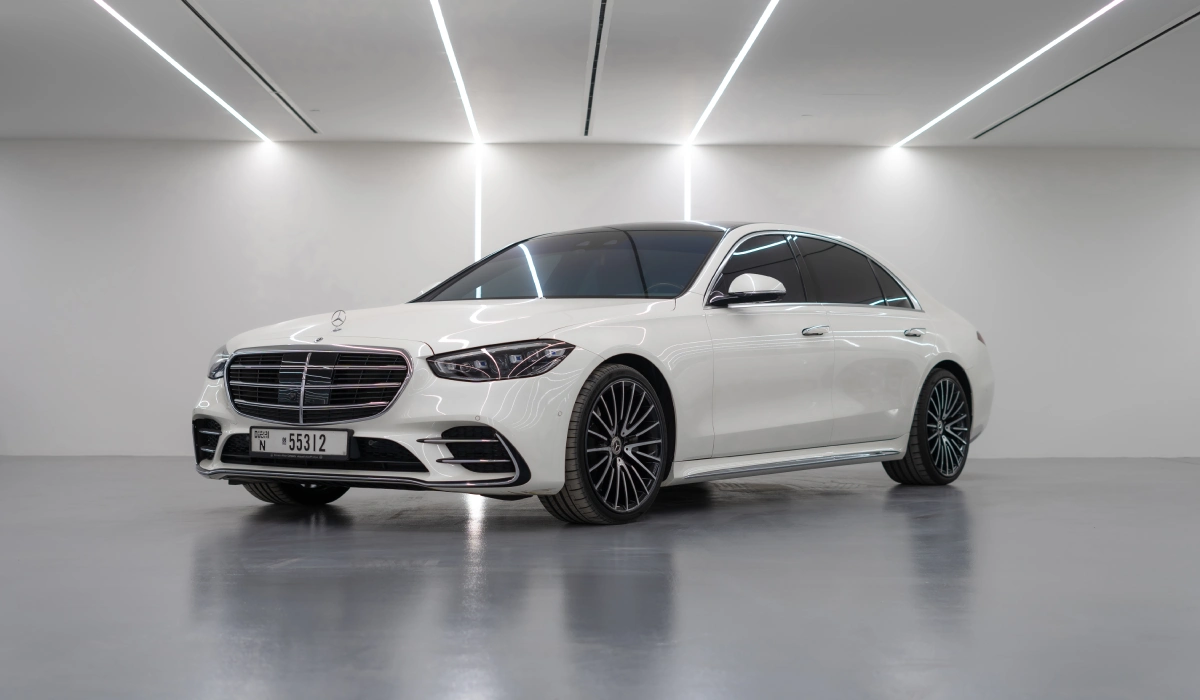Mercedes S500 WHITE 2022 rental dubai